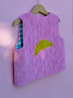 Pink Croissant Gilet