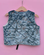 Strawberry quilted gilet