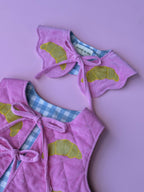 Pink Croissant Gilet