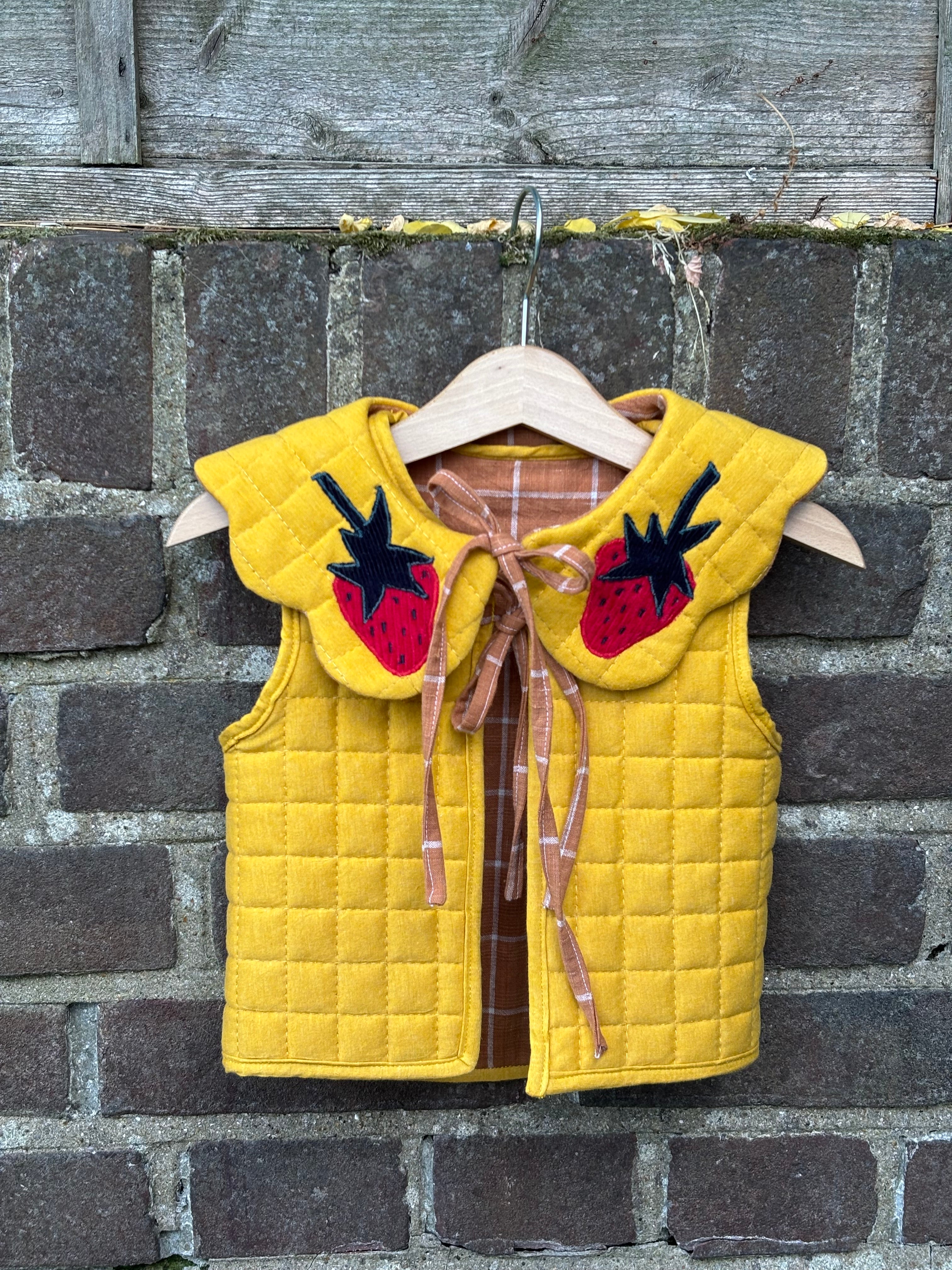 Strawberry gilet