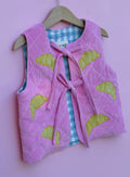 Pink Croissant Gilet