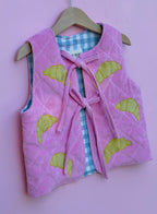Pink Croissant Gilet