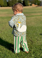 Maisy unisex swan quilted jacket  * 2-3 years