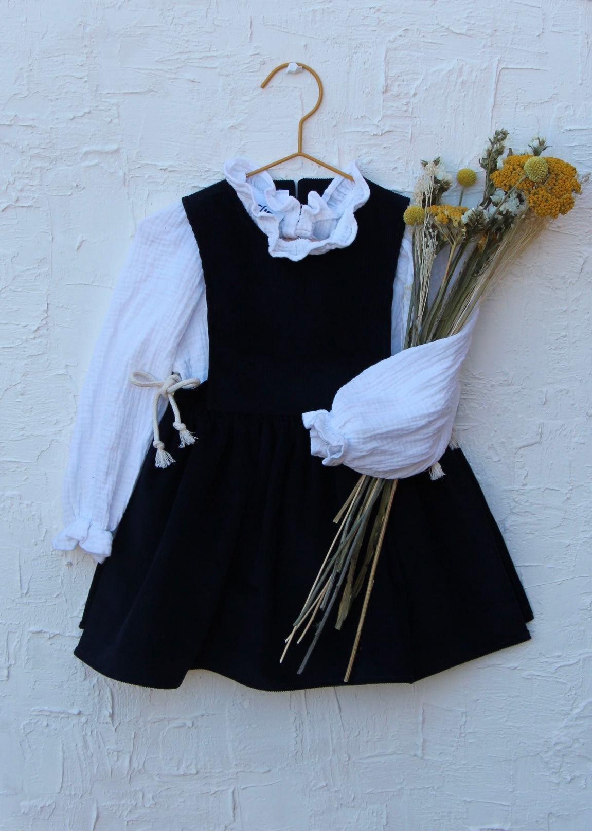 Navy Blue Pinafore dress